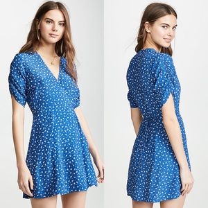 FAITHFULL THE BRAND La Rochelle Mini Wrap Dress